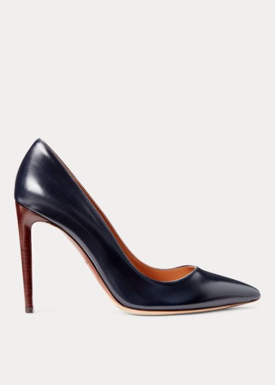 Ralph Lauren Celia Calfskin Pumps Dame Danmark (BQOJL5346)